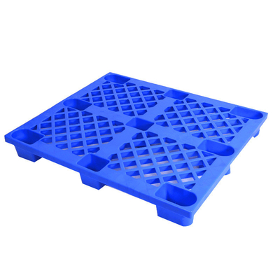 Hdpe 9 فوت پالت پلاستیکی Nestable 4 راه ورودی تک چهره