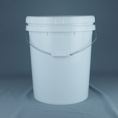 سطل پلاستیکی گرد دارای گواهی ISO 9001 مواد PP سبک وزن در ظرفیت های مختلف