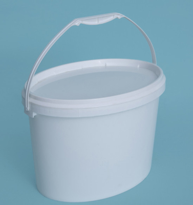 سطل پلاستیکی 5 لیتری 10 لیتری 20 لیتری بیضی شکل PP / مواد HDPE