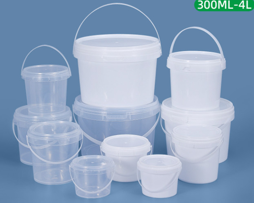 لوگو قابل سفارشی شدن سطل مواد غذایی پلاستیکی IML چاپ صفحه نمایش انتقال حرارتی