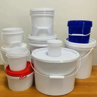 سطل مواد شیمیایی سفید PP / HDPE