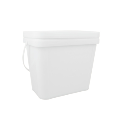 پی پی مربع سطل پلاستیکی برای رنگ 100٪ مواد اولیه مربع