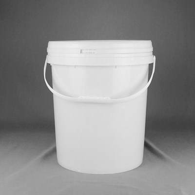 سطل های پلاستیکی گرد بزرگ 6 گالن 25 لیتری سفید برای نشتی برای رنگ