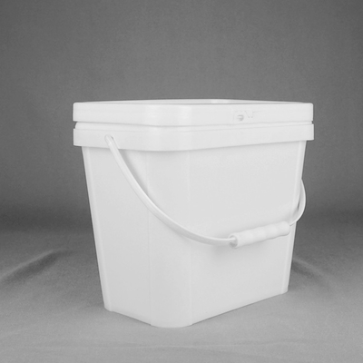 سطل های پلاستیکی مستطیلی 10 لیتری 18 لیتری 20 لیتری چاپ روی صفحه بازیافتی