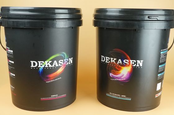 1.2 کیلوگرم سطل رنگ پلاستیکی ظرفیت 1 گالن با دسته و پوشش تضمین شده