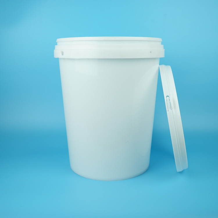 20L مخزن روان کننده ظرف روان کننده OEM سفید مستطیل مربع سطل برای اشکال مختلف
