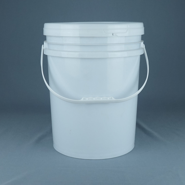 سطل شیمیایی PP / HDPE پوشش سفید برای چاپ صفحه نمایش انتقال حرارتی IML