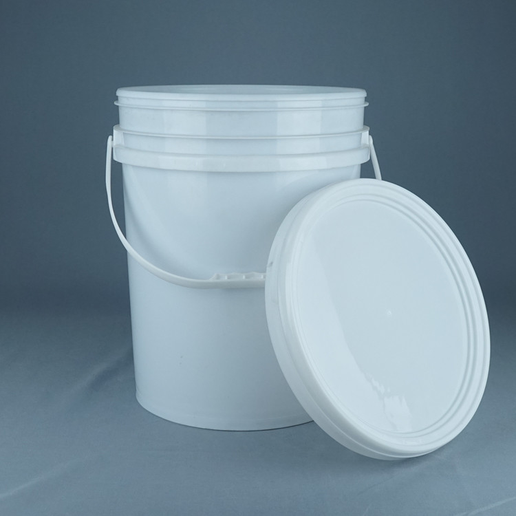 سطل شیمیایی PP / HDPE پوشش سفید برای چاپ صفحه نمایش انتقال حرارتی IML