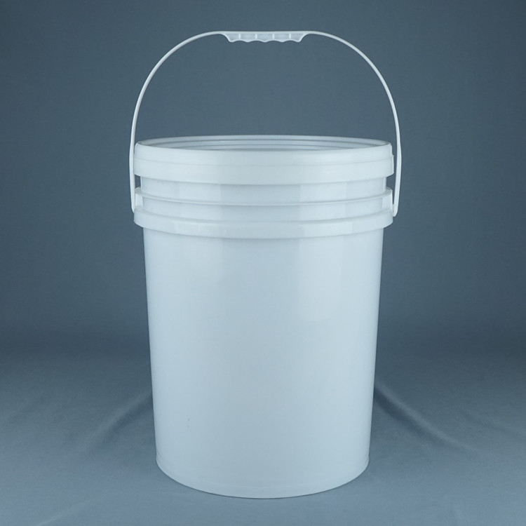سطل شیمیایی PP / HDPE پوشش سفید برای چاپ صفحه نمایش انتقال حرارتی IML