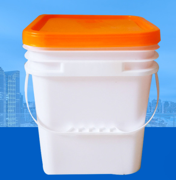 مقاومت شیمیایی مربع سطل پلاستیکی IML یا انتقال حرارتی یا چاپ صفحه نمایش