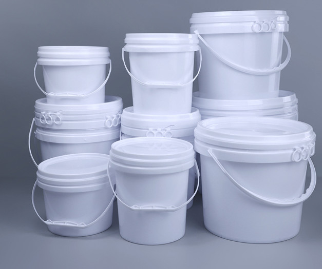 1L 5L 10L 20L ظرفیت دایره ای سطل ذخیره سازی پلاستیکی با ضخامت 0.8-1.5mm