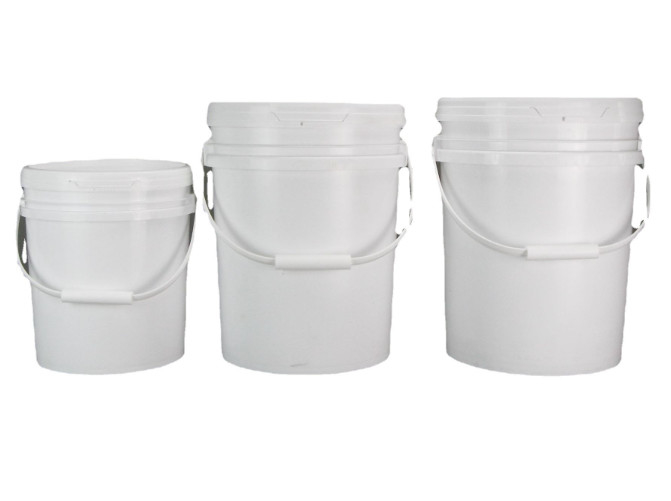 20L مخزن روان کننده ظرف روان کننده OEM سفید مستطیل مربع سطل برای اشکال مختلف