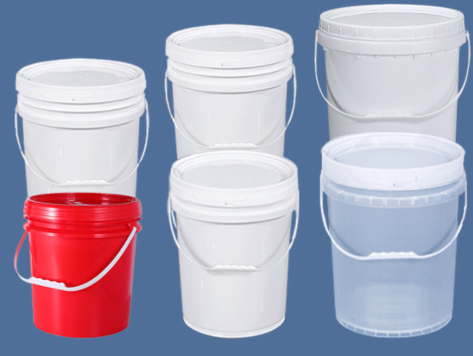 مخزن روغن صنعتی سفید سنگین با ظرفیت 20 لیتر سطل PP / HDPE با ویژگی