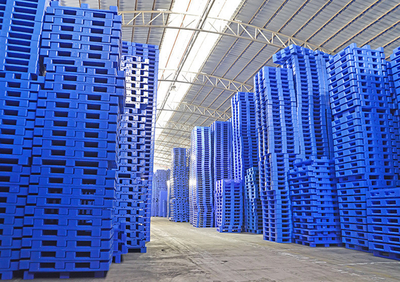پالت سنگين hdpe hdpe يورو پلاستيكي با دوام كامل مخلوط شده را سفارشي مي كند