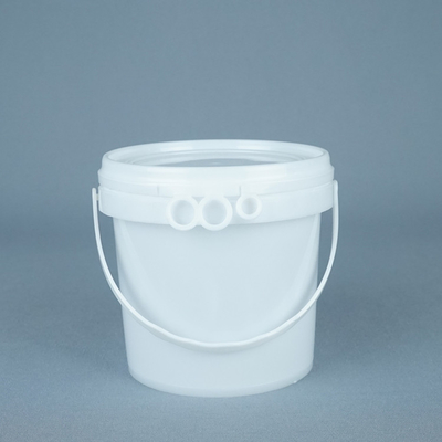 دوام تضمین شده سطل پلاستیکی گرد ضخامت 0.8-1.5mm ظرفیت 4L