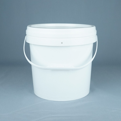سطل پلاستیکی سفید مواد غذایی با پوشش 1L-5L ظرفیت دستگیره بازیافتی بدون BPA -40 ° F تا 180 ° F محدوده دمایی