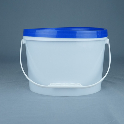 سطل پلاستیکی 5 لیتری 10 لیتری 20 لیتری بیضی شکل PP / مواد HDPE