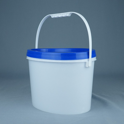سطل پلاستیکی 5 لیتری 10 لیتری 20 لیتری بیضی شکل PP / مواد HDPE