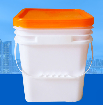 مقاومت شیمیایی مربع سطل پلاستیکی IML یا انتقال حرارتی یا چاپ صفحه نمایش