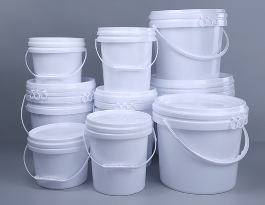 سقف مهر و موم ISO 9001 گواهی گرده سطل پلاستیکی با بسته به ظرفیت
