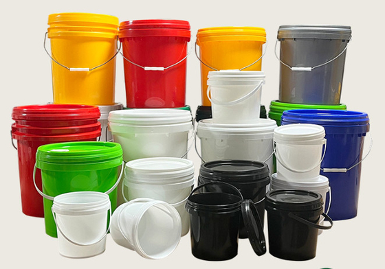 سطل رنگ پلاستیکی 1.2 کیلوگرمی مقاوم در برابر اشعه ماوراء بنفش و ضربه