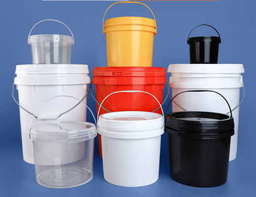 1L 5L 20L ظرفیت دور سطل پلاستیکی برای کاربردهای گوناگون