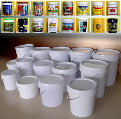 سطل روغن سفید صنعتی مربع / گرد / مستطیل 20L ظرفیت مخزن روغن PP / HDPE