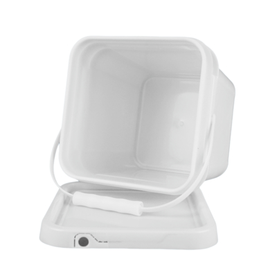 ظرف پلاستیکی مربع شکل با درجه غذایی، سفید یا رنگ های دیگر، برای راه حل های ذخیره سازی کاربردی