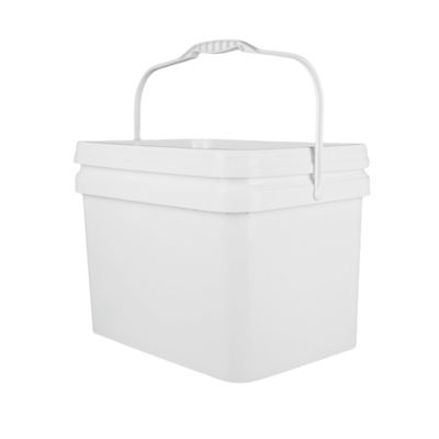 PP 100٪ مواد خام سطل پلاستیکی مربع با مقاومت در برابر ضربه سفید یا دیگر