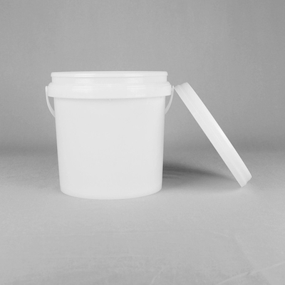 چاپ صفحه سطل پلاستیکی 5 لیتری برای رنگ با دسته و درب