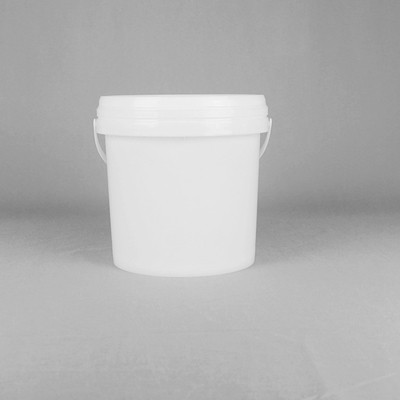 چاپ صفحه سطل پلاستیکی 5 لیتری برای رنگ با دسته و درب