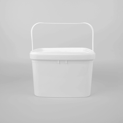 SGS Approval سطل سطل مواد غذایی مربعی 3L سطل رنگ پلاستیکی