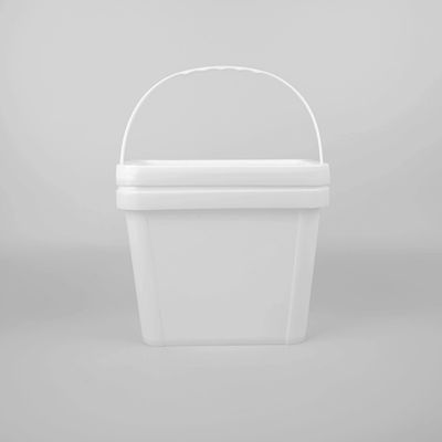 سطل پلاستیکی مربع مستطیلی 1 گالن 3.5 لیتری برای مواد شیمیایی