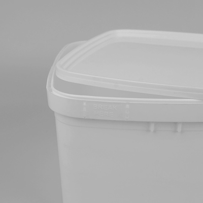 سطل پلاستیکی مستطیلی شفاف 3 لیتری با ISO9001
