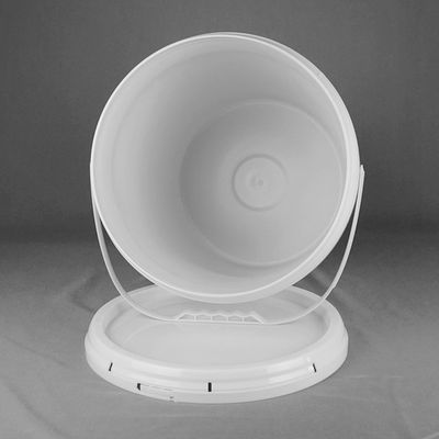 ISO9001 استاندارد 22 لیتری سطل آب پلاستیکی بزرگ گرد با درب