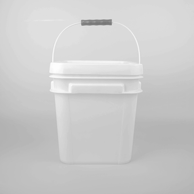 1.2 کیلوگرم سطل پلاستیکی مربع مقاوم به ضربه با دسته شامل