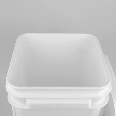 سطل پلاستیکی مربع مقاوم به مواد شیمیایی با IML / انتقال حرارتی / چاپ صفحه نمایش