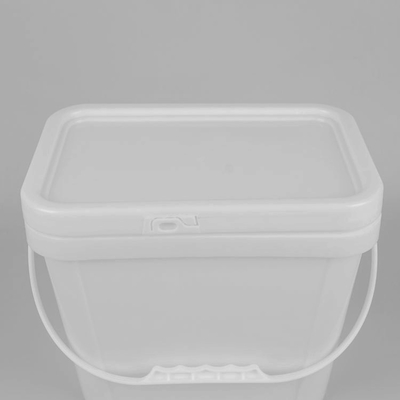 تضمینی سطل پلاستیکی مشکی مربعی درجه 6L