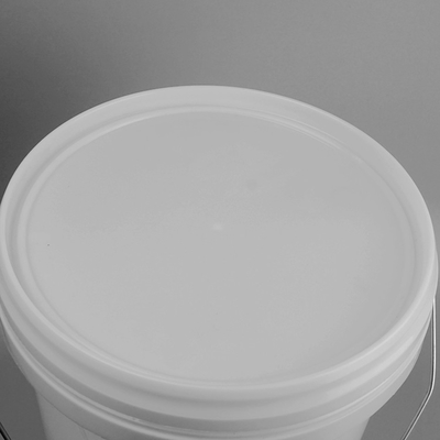 سطل پلاستیکی گرد سفید دارای تاییدیه FDA ظرفیت بر اساس تقاضای مشتری