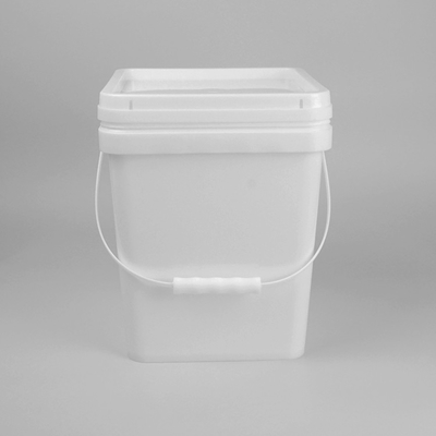 فروش عمده سطل پلاستیکی مربع مشکی 20 لیتری چاپ سفارشی با درب