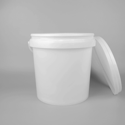سطل پلاستیکی شفاف سفارشی با درب گرد 8 لیتری 10 لیتری