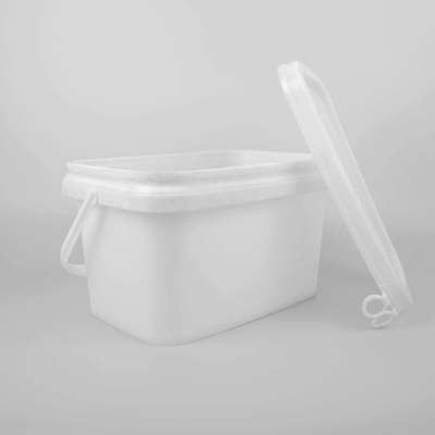 سطل پلاستیکی مربعی 25*17*15.8 سانتی متری Clear Food Grade با تاییدیه SGS
