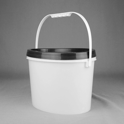 سطل پلاستیکی بیضی بدون BPA سنگین سطل پلاستیکی 5 لیتری با درب