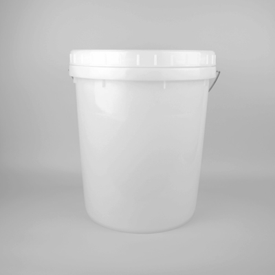 سطل پلاستیکی شفاف PP کوچک درجه مواد غذایی با دسته و درب