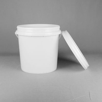 مواد PP / HDPE سطل های پلاستیکی 5 گالن سفید رنگ