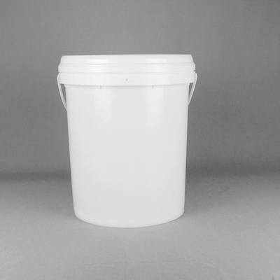 رنگ سطل پلاستیکی گرد 5 گالن سطل پلاستیکی سفید برای پوشش