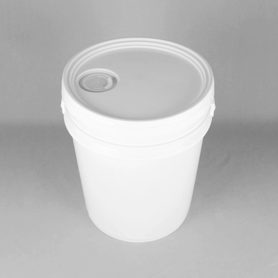 سطل رنگ گرد 28*26*34 سانتی متری 18 لیتری رنگ پلاستیکی با دوام با درب و ابزار دسته