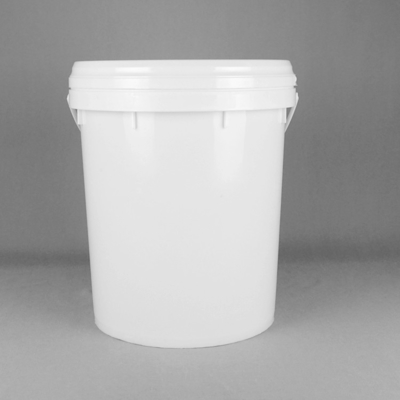 سطل رنگ پرینت سفارشی گرد پلاستیکی 20 لیتری