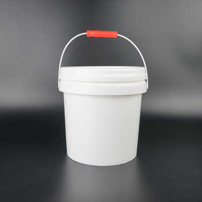 دستگیره سطل مواد غذایی پلاستیکی PP/HDPE سفید با پوشش